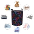 thumbnail image 6 of Daiia sea Turtle Laundry Hamper With Handles Large Storage Basket/Toy Organizer/Dirty Clothes Collapsible Waterproof For College Dorms, Bedroom,Bathroom, 6 of 8
