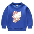 thumbnail image 3 of Hello Kitty otoño e invierno nuevos niños traje con capucha niños y niñas dibujos animados más terciopelo cálido pantalones de manga larga traje de dos piezas, 3 of 5