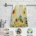 thumbnail image 6 of GZHJMY Sunflower Soft Hand Towels, 2 Pcs Absorbent Bath Towel Decorative Fingertip Towels for Bathroom Gym Spa Hotel Beach Swimming Pool,14.4"x 28.3", 6 of 7