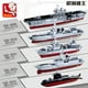 thumbnail image 3 of Juego de bloques de construcción modelo destructor de barco de guerra para niños, juguete de construcción con ladrillos, serie militar, 2023, 3 of 3