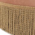 thumbnail image 4 of Ottomans With Storage Yolanda 24" Round Upholstered Accent Ottoman, Peach Orange Velvet with Gold Trim,Large Ottomans, 4 of 7