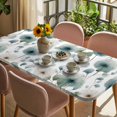 thumbnail image 3 of Watercolor Dandelion Table Cloths for 4 Foot Rectangle Tables, Spring Flowers Botanical Vintage Patio Waterproof Elastic Fitted Tablecloths, Washable Rectangular Table Cover for Camping, 3 of 8