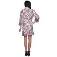 thumbnail image 4 of Moomaya Printed Crossover Robes Bridesmaid Getting Ready Bathrobes For Women, 4 of 6