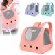 thumbnail image 2 of Mochila para gatos, bolsa portátil y transpirable de doble hombro para gatos, mochila plegable para cachorros, bolsa para mascotas moderna y expandible, 2 of 5