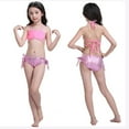 thumbnail image 2 of Utlike Girls Swimsuit Swimwear Set Print 3 Piece Bikini Fish Set Toddler Summer Bathing Suit For Swimsuit Party Size 7 Years-8 Years, 2 of 5