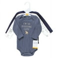 thumbnail image 2 of Hudson Baby Cotton Long-Sleeve Bodysuits, 3- Pack, Newborn- 24 Months, 2 of 5