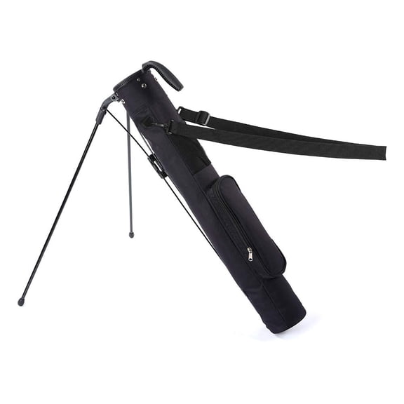 Small Sunday Golf Bag for a Few Clubs, Ultra Lightweight Walking Golf Carry Bag with Stand, Mini Pitch and Putt Golf Club Bag with Backpack Shoulder Strap