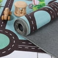 thumbnail image 6 of Superior Country Road Non-Slip Washable Indoor Play Rug, 8' x 10', Pine Green, 6 of 11
