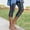 #033-Hot Pink, variant on Haivin Women's Yoga Leggings with Faux Denim Print, Casual and Fashionable for Layering and Daily Use