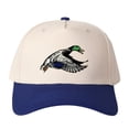 thumbnail image 5 of Mallard Duck Letter Embroidered Color Block Trucker Hat Unisex Adjustable Cotton Breathable Fashion Cap for Travel Daily Wear, 5 of 10