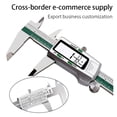 thumbnail image 3 of 150Mm Fraction / Mm / Inch Stainless Steel Digital Caliper Electronic Metal Pachometer Calibrator Measuring Caliber, 3 of 6