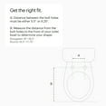 thumbnail image 4 of Brondell LumaWarm Heated Nightlight Toilet Seat, Round White, 4 of 8