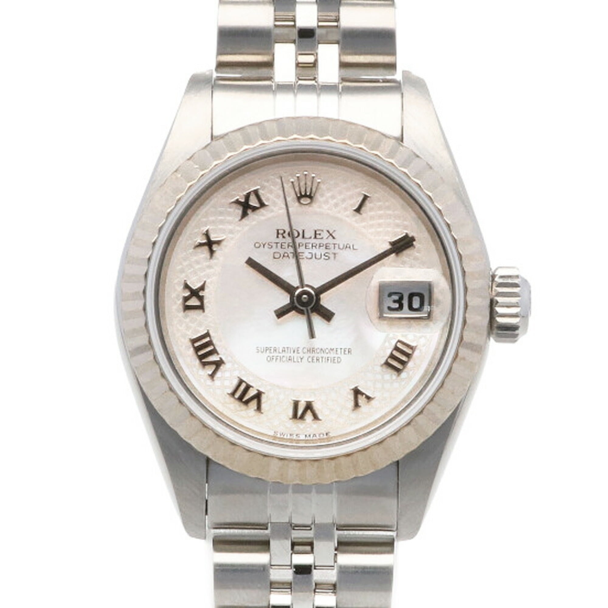 Authenticated Used Rolex ROLEX Datejust Oyster Perpetual Watch SS ...