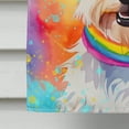 thumbnail image 5 of Westie Hippie Dawg House Flag 28 in x 40 in, 5 of 7