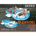 thumbnail image 2 of Intex Splash N Chill Island Inflatable Water Float with Quick Fill Air Pump, 2 of 12
