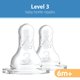 thumbnail image 4 of Botellas para biberones Dr. Brown's Natural Flow Level 2 y 3 de 6 m o más, 4 of 8