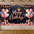 thumbnail image 6 of Festive Design Happy Birthday Banner Elegant Decoration for Birthday Celebration Event Party, 6 of 7