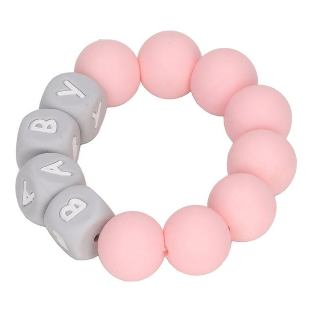 Pulsera de silicona para masticar Jadeshay para bebés construcción resistente