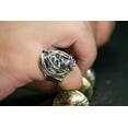 thumbnail image 4 of Roarsilver Motorcycle Enthusiast's Choice: 925 Sterling Silver Skeleton Rider Ring | 15, 4 of 5