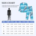 thumbnail image 6 of Bingfone Men'S Pajama Set 2 Piece Loungewear Pjs, Long Sleeve With Pajama Pants-Dolphin, 6 of 9
