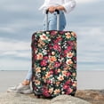 thumbnail image 3 of Lsque Many Kind Of Flowers Printed Luggage Cover, Travel Luggage Protector,Scratch and Dirt Resistant, Fits 18-32 Inch Luggage - Medium, 3 of 9