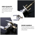 thumbnail image 5 of 1 Set Door Handle Lock Interior Bathroom Three-Bar Spherical Lock with 3 Keys, 5 of 5