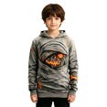 thumbnail image 3 of SJLDQY Halloween Boys Hoodies Hallowmas Graphic Long Sleeve Hooded Sweatshirts with Kangaroo Pocket Fall Winter Ourdoor Casual Pullover Tops for Boys, 3 of 6