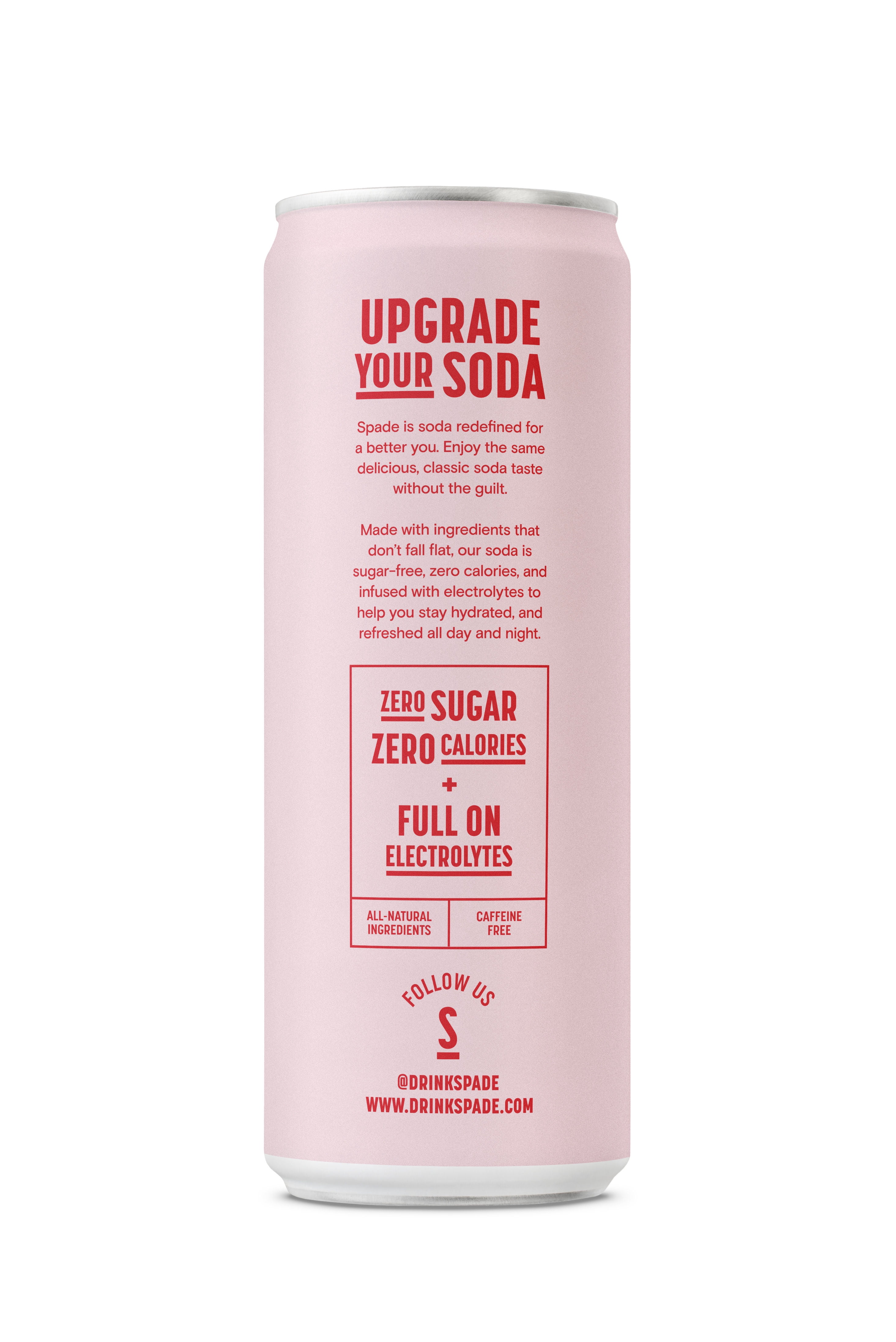 Spade Guava Soda - Premium All-Natural, 0 Sugar, 0 Calorie, Electrolyte, Healthy Non GMO