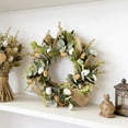 thumbnail image 5 of Nkmbld Spring Door Wreath, Easter Egg Wreath with Faux Berries Festal Artificial Flower Wreath for All Seasons Home Farmhouse Indoor Outdoor Wall Decor, 5 of 9