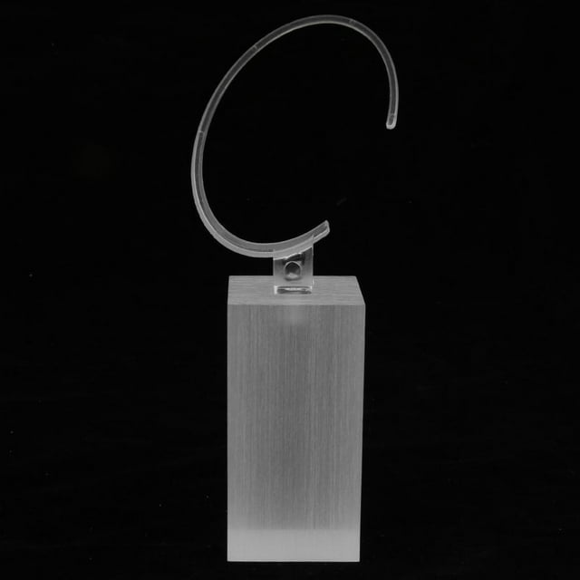 Watch Stands Acrylic Showcase Riser Jewelry Display - 8cm , 8cm White