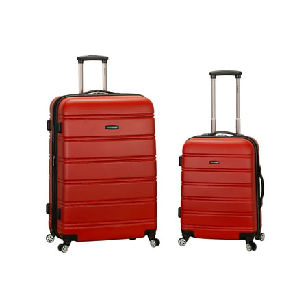 Rockland Luggage Melbourne 2-Piece Expandable ABS Spinner Luggage Set - 0