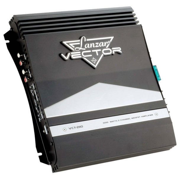 LANZAR VCT2110 Vector 1000 Watt 2 Channel Bridgeable Car Audio