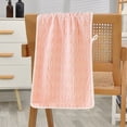 thumbnail image 5 of AuroraX Face Towels Bath Towels,Quick Dry Soft Absorbent Pink Fleece Towels for Hair Drying, 5 of 6