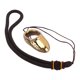 thumbnail image 2 of Anillos para el pulgar para tiro con arco, protección para dedos con patrón grabado, de latón, con cuerda antipérdida para caza al aire libre, 17 mm, 2 of 14