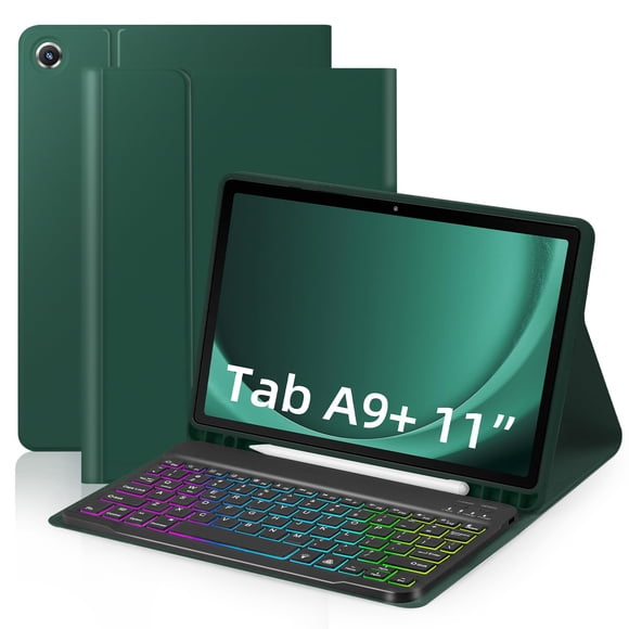 Funda con teclado para Samsung Galaxy Tab A9 Plus de 11 pulgadas