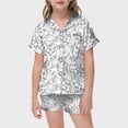 thumbnail image 2 of MIASHUI Easter Kid DIY Hand Painted Homewear Set Colouring Pajama Sets for Boy and Girl,White,6-7 Years, 2 of 4
