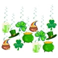 thumbnail image 2 of Kit de 12 decoraciones para el Día de Patricio, sombreros, accesorios, decoración del hogar, tarro de cerveza, hucha para oficina, sala de estar,, 2 of 8