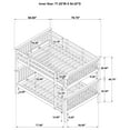 thumbnail image 4 of Chapman Wood Full Over Full Bunk Bed Black, 4 of 4