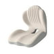 thumbnail image 5 of Cojín de asiento transpirable con respaldo para silla de oficina y asiento de coche. Beige, 5 of 8