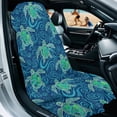 thumbnail image 3 of Xixirimido Abstract Sea Turtles Car Towel Seat Covers Multifunctional Towel for Gym Outdoor Sport, Picnic, Beach, Pet Travel, Non-Slip Washable Car Seat Protector, 2Pack, 3 of 8