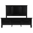 thumbnail image 4 of Coaster Sandy Beach Coastal Wood California King Panel Bed Black, 4 of 8