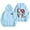 Light Blue, variant on Women's Hoodies Sweatshirts Graphic Word Hoodie for Women Long Sleeve Sweatshirt Top with Preppy Style for Everyday Comfort Blue M
