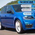 thumbnail image 5 of Glossy Black Car Rearview Mirror Covers Side Wing Mirror Caps for Mk3 A7 5E 2014-2019 for,1 Pair x Rearview Mirror Covers (Left & Right),Bright black, 5 of 8