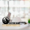 thumbnail image 2 of Handmadetneonsign Architect Metal Nameplate, Architect Desk Nameplate, Architect Desk Name Plate Decor, 2 of 5