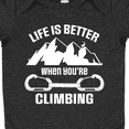 thumbnail image 4 of Inktastic Rock Climbing Mountains Boys or Girls Baby Bodysuit, 4 of 5