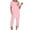 White, variant on Dyegold Two Piece Outfits For Women Summer Floral Round Neck Short Sleeve Tops Capris Pants Outfits Jogger Tracksuit Sets