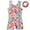 Butterfly A, variant on 3-10Years Kids Gymnastic Leotard with Shorts Unitard Matching Hair Scrunchie