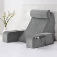 thumbnail image 1 of Almohada de Lectura Vekkia Ergonómica con Soporte para la Espalda en Cuña de 45°, 1 of 7