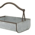 thumbnail image 4 of DecMode 16", 18" Grey Metal Farmhouse Planter, 2 - Pieces, 4 of 9