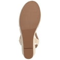 thumbnail image 5 of Journee Womens Ashlee Platform Espadrille Wedge Sandals, Widths Available, 5 of 9